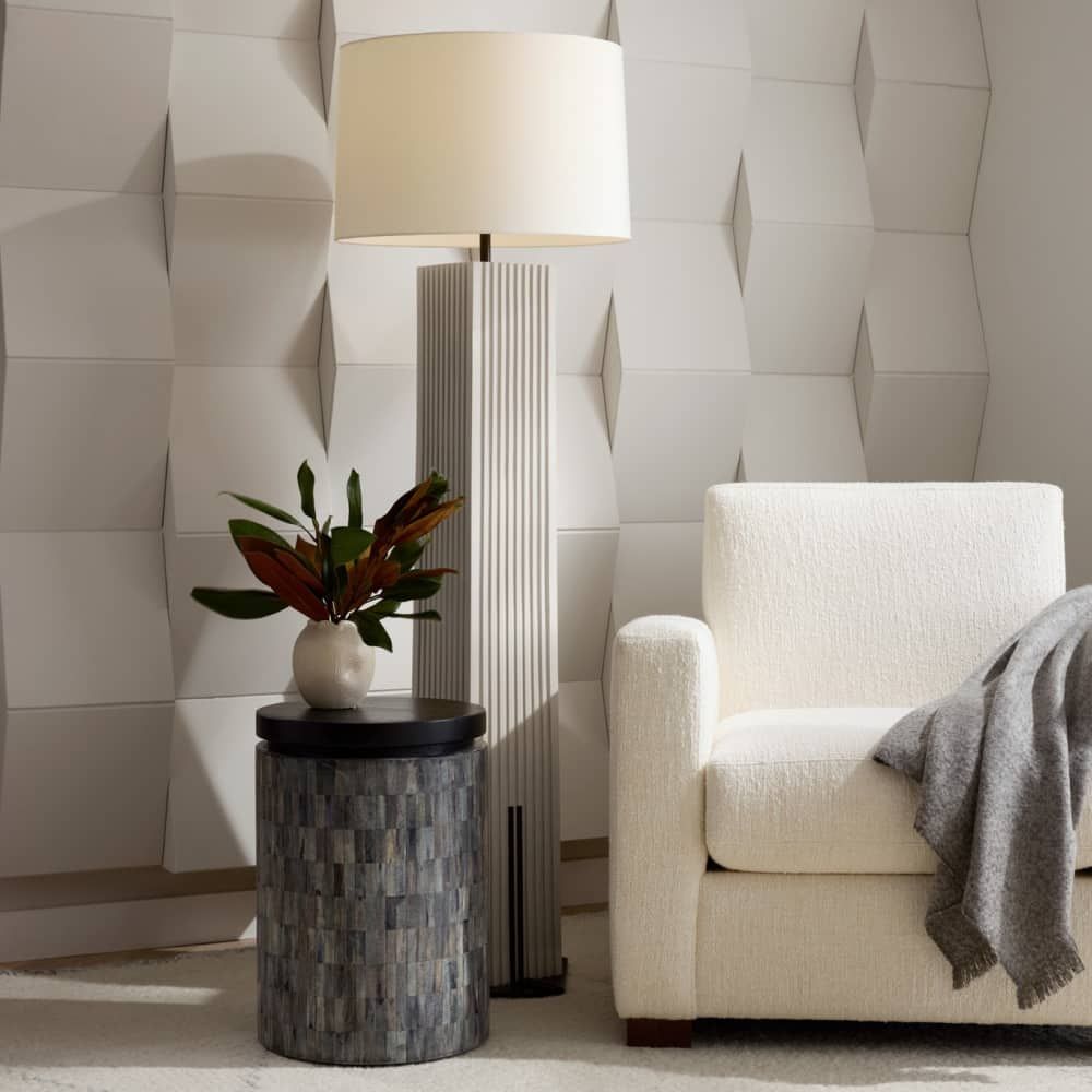 arteriors fortunata floor lamp lifestyle