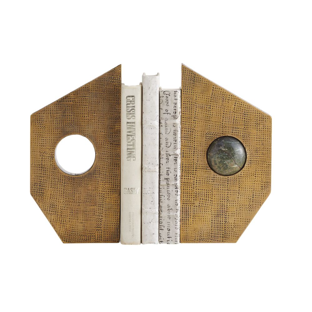 arteriors garrick bookends set