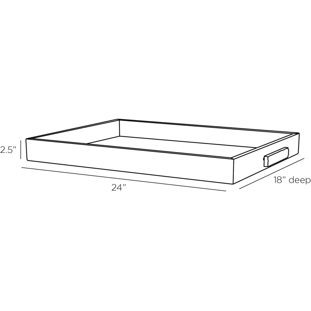 arteriors gavin tray diagram