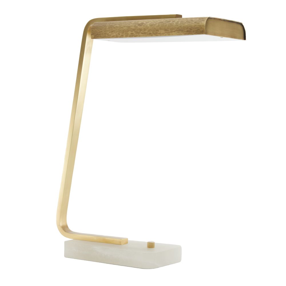 arteriors genevieve desk lamp alabaster