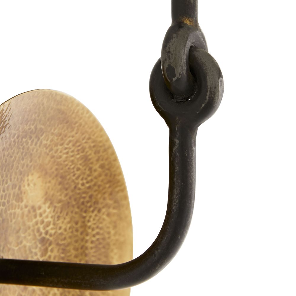Giles Sconce Blackened Iron