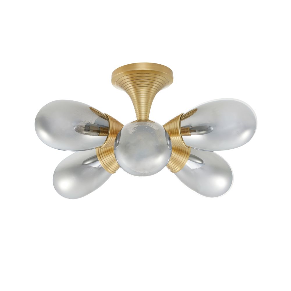 arteriors giselle flush mount angle