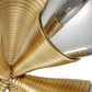 arteriors giselle flush mount brass