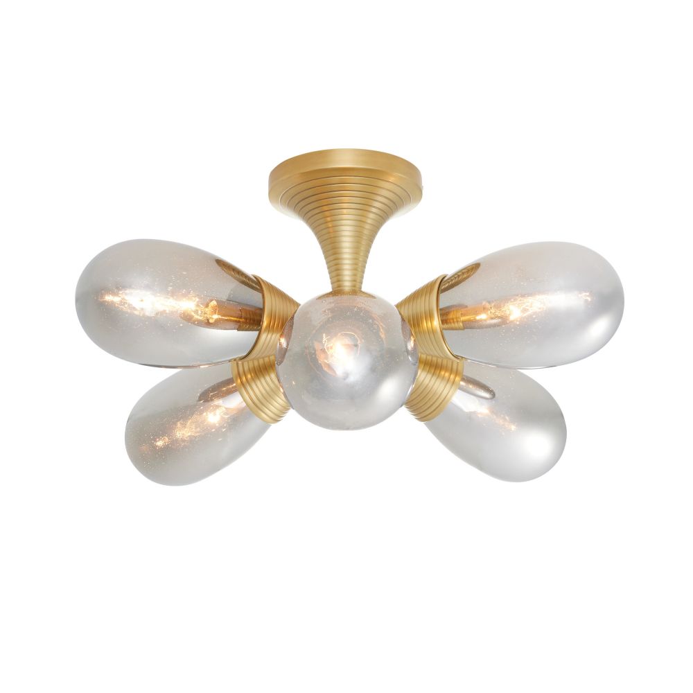 arteriors giselle flush mount on