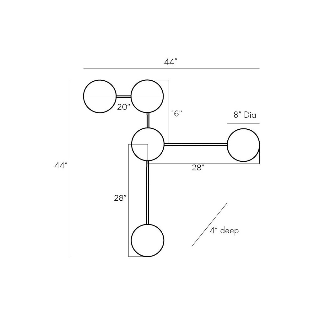 arteriors glaze sculptural sconce diagram