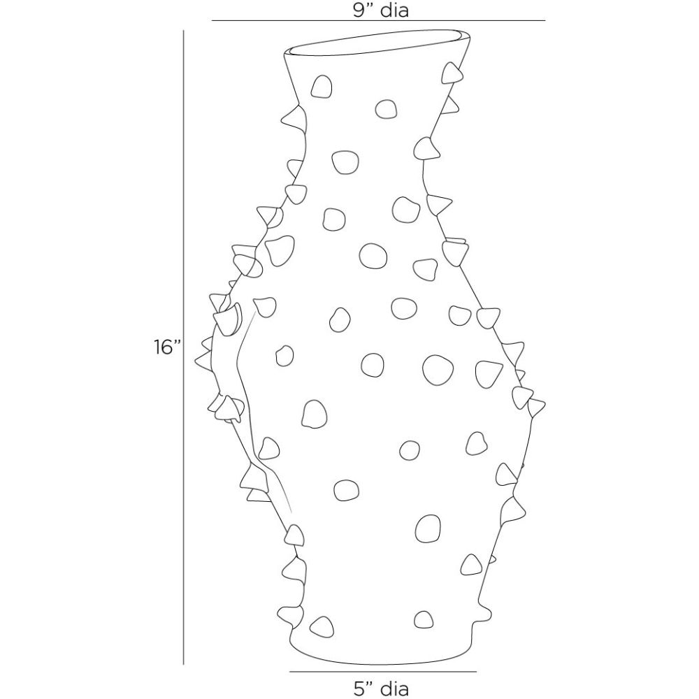 arteriors grenell tall vase diagram