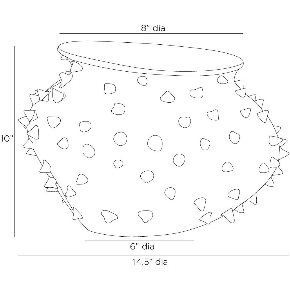 arteriors grenell vase short diagram