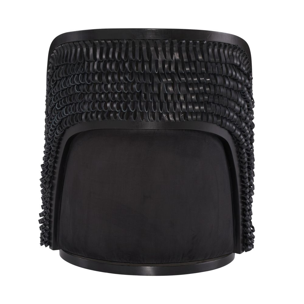 Gretel Chair Black Suede