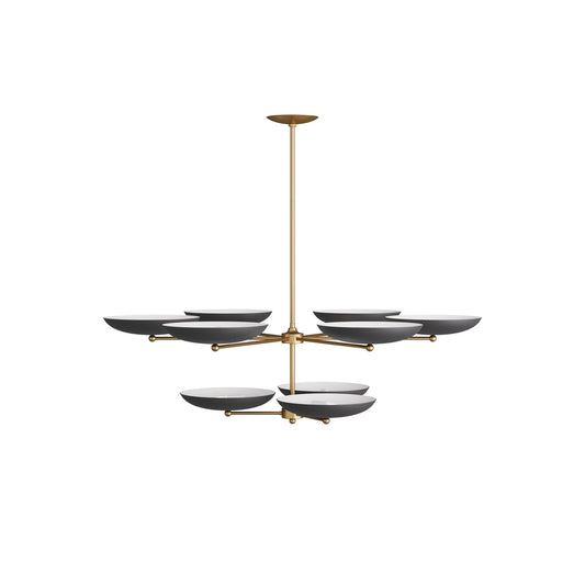 arteriors griffith two tiered chandelier