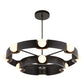 arteriors hans chandelier illuminated