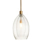 arteriors hilary pendant illuminated