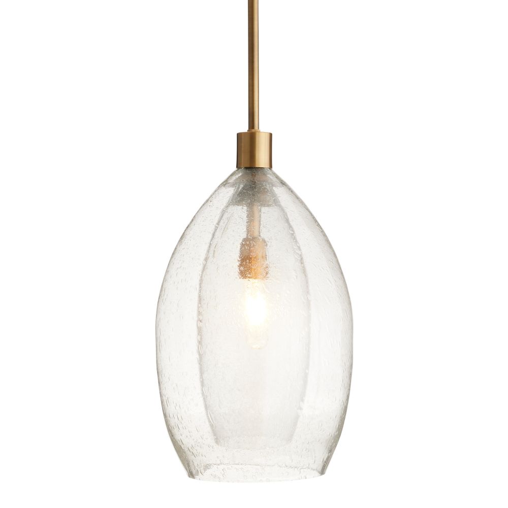 arteriors hilary pendant illuminated