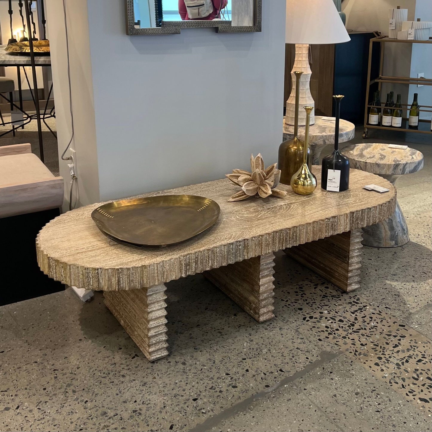 arteriors hilbeck coffee table market