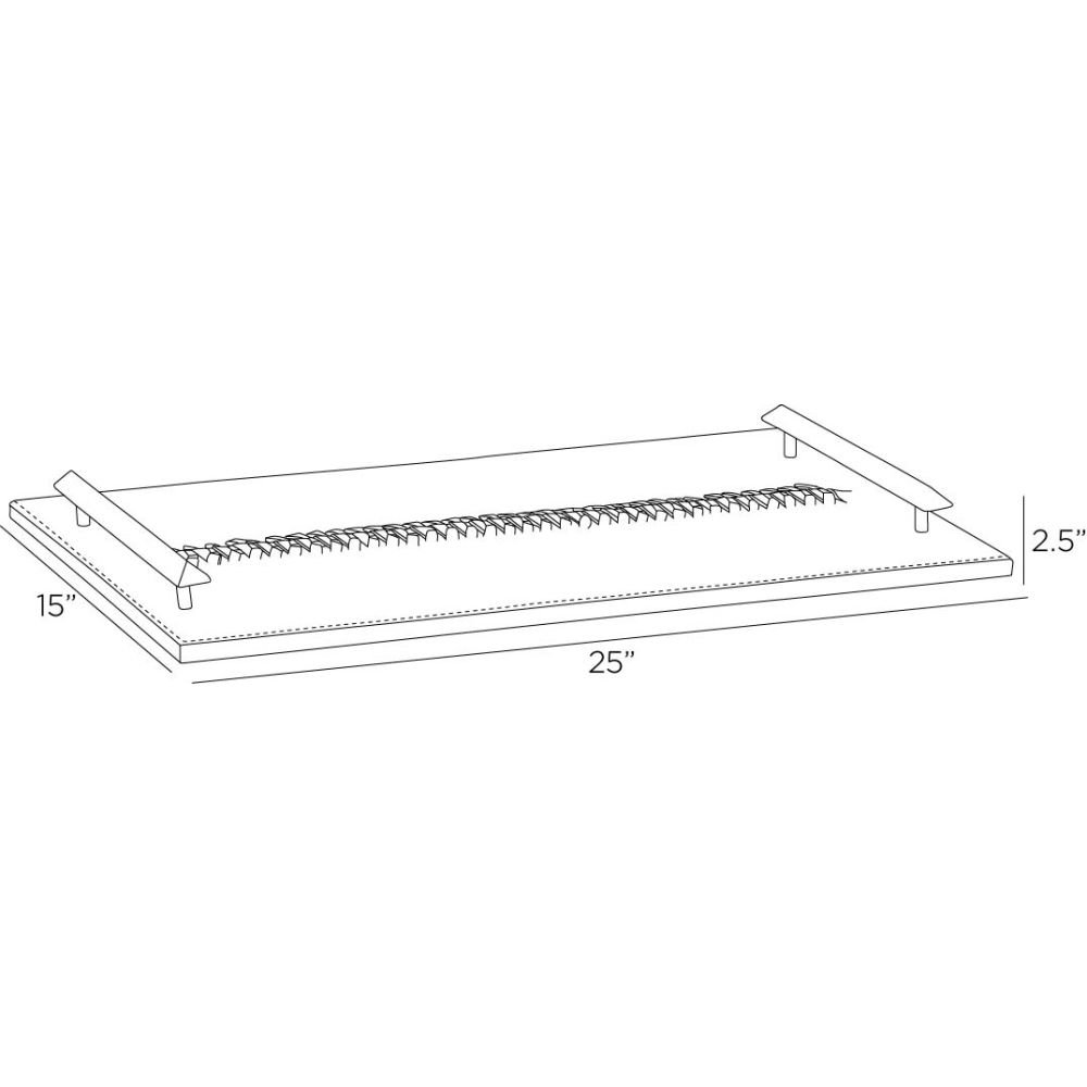 arteriors hillebrandt tray diagram