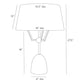 arteriors hodgins lamp diagram