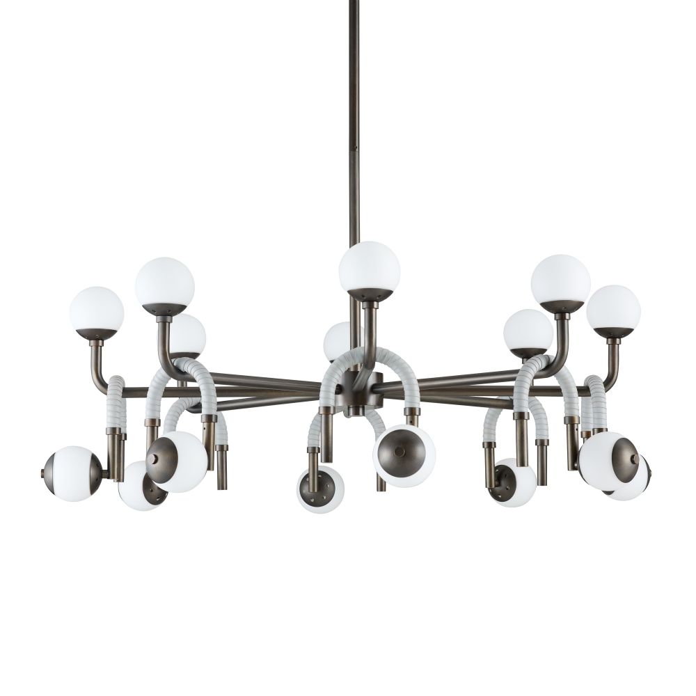 arteriors hollins chandelier angled