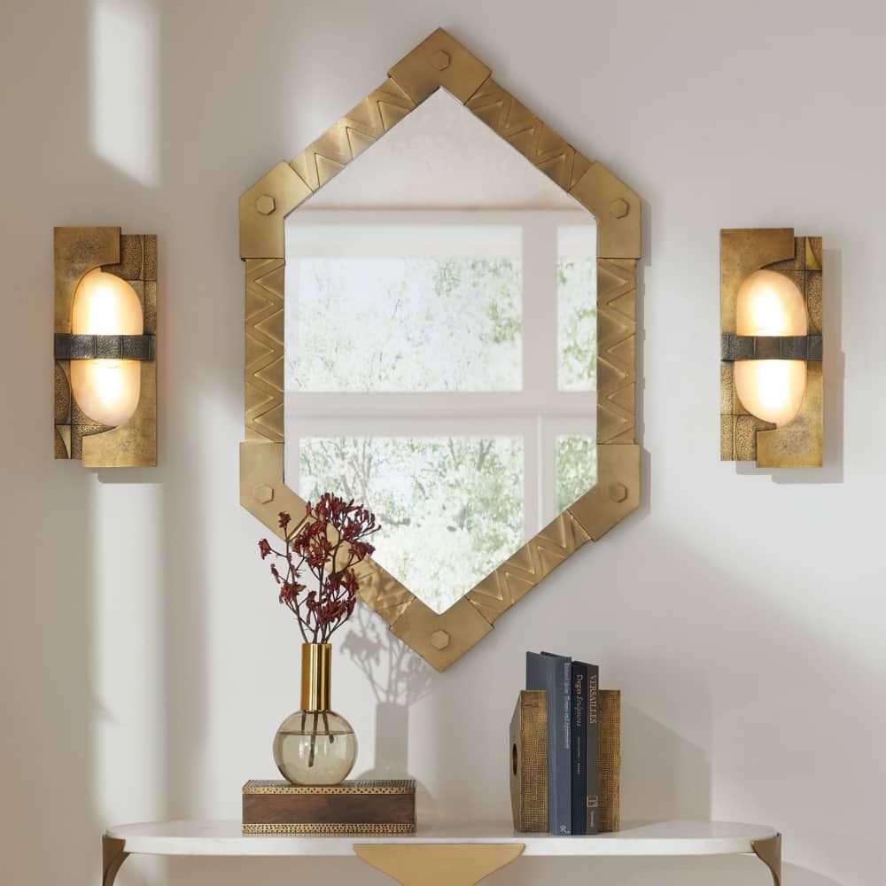 arteriors graham sconce styled photo