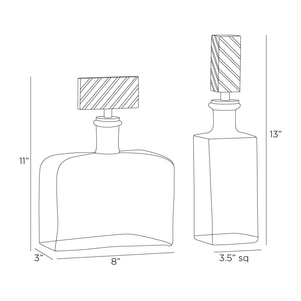 arteriors houston decanters diagram
