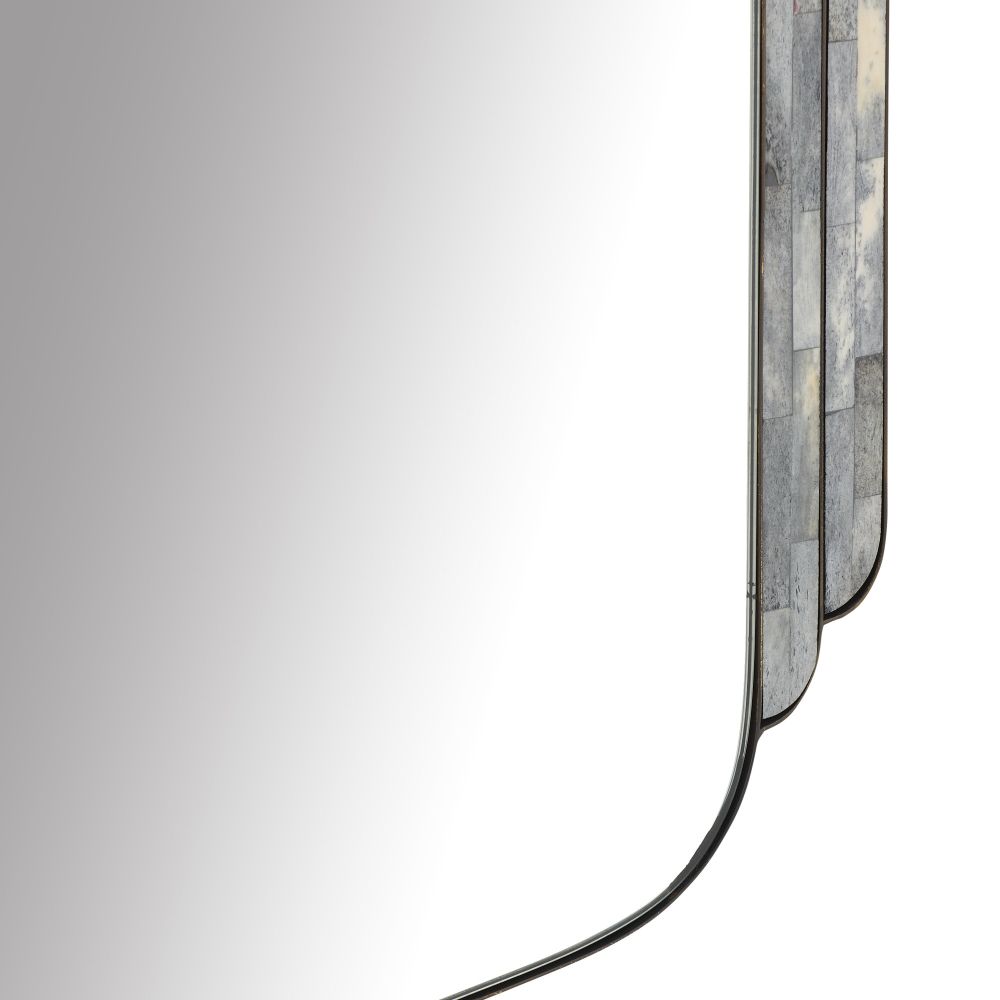 Modern wall-mounted lamp with a textured shade on a white background