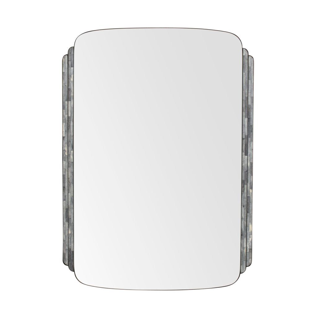 Rectangular wall light fixture with a white glass cover on a white background