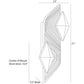 wall sconce dimensions labeled