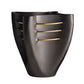 Decorative vase with gold accents on a white background