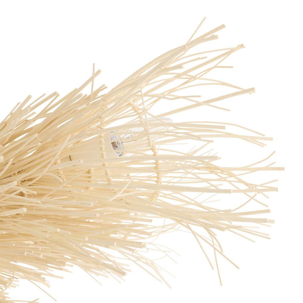Uncooked spaghetti noodles on a white background