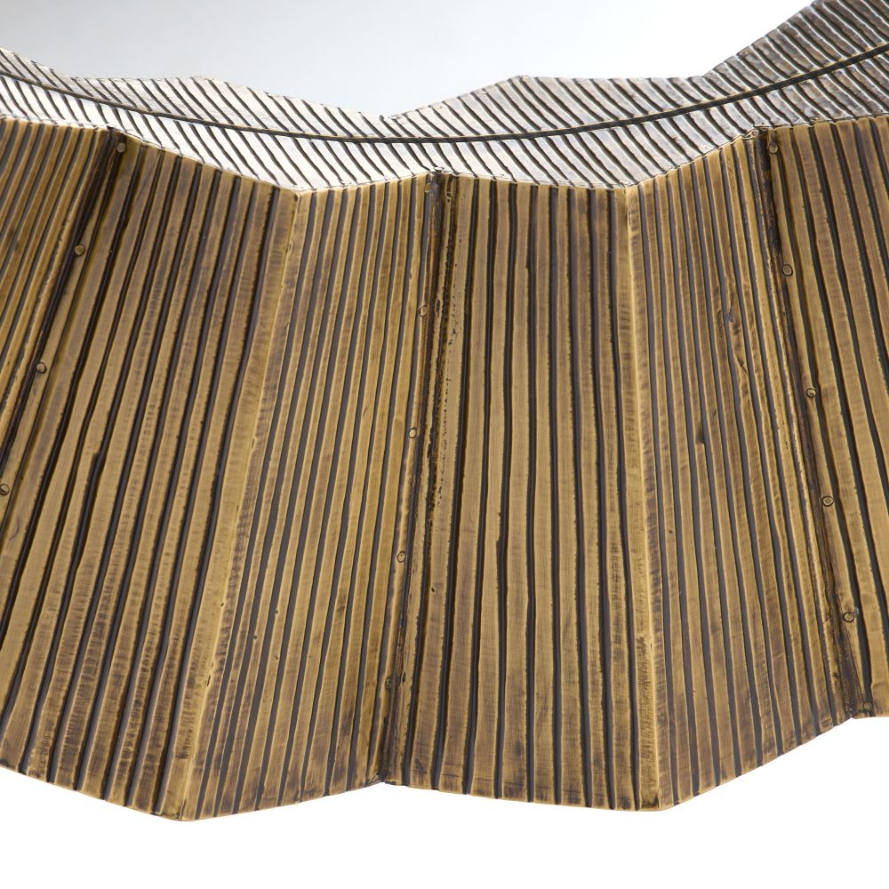 Close-up of a woven bamboo mat with a white background