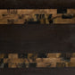 Wooden panel with a dark brown and black pattern