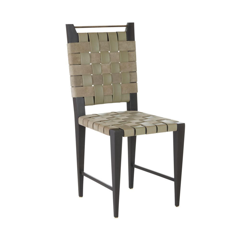 arteriors lakewood dining chair side