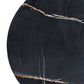 Close-up of dark marble surface with visible veins