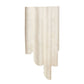 White textured wall sconce on a white background
