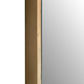 Wooden panel on a white background