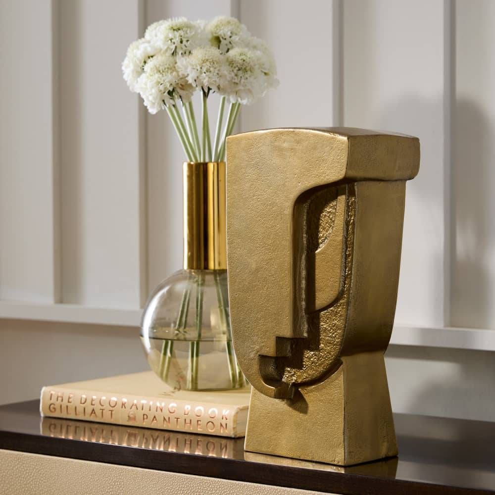 brass sculpture styled