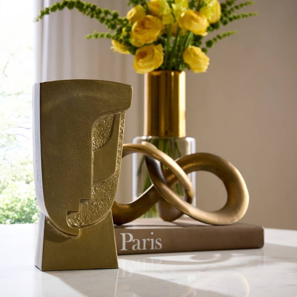 brass sculpture styled