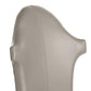 Close-up of a beige car seat cover with stitching detail on a white background