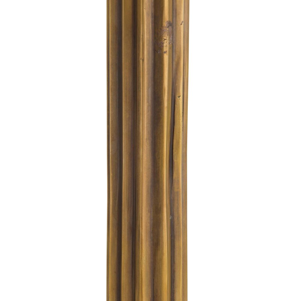 Tall, thin brown cylindrical object on a white background
