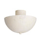 Beige textured ceiling light fixture on a white background