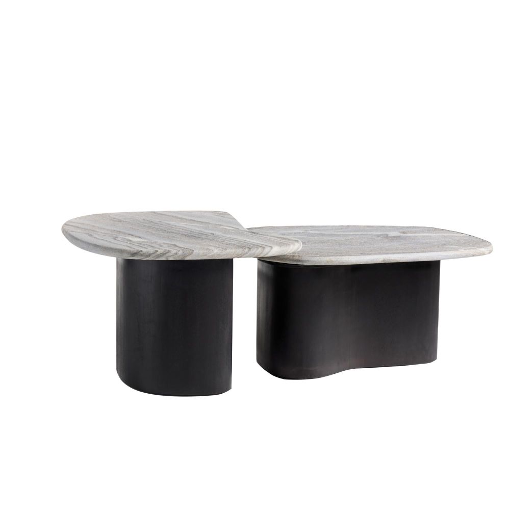 arteriors melt coffee tables set