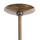 Brass ceiling light fixture on a white background