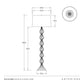 Nicole Floor Lamp Ivory