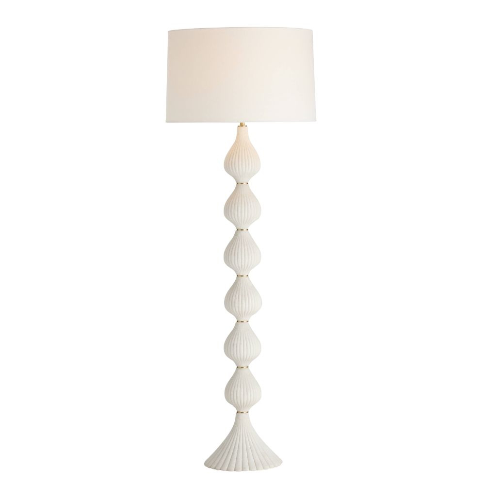 Nicole Floor Lamp Ivory