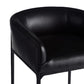 Osbourne Counter Stool Black Leather