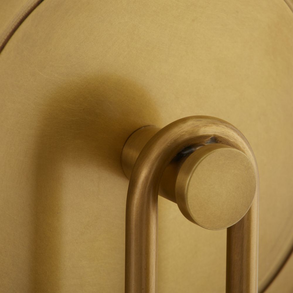 arteriors roll sconce detail