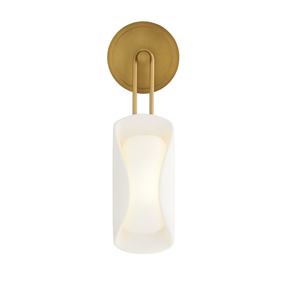 arteriors roll sconce illuminated