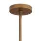 Bronze ceiling light fixture on a white background