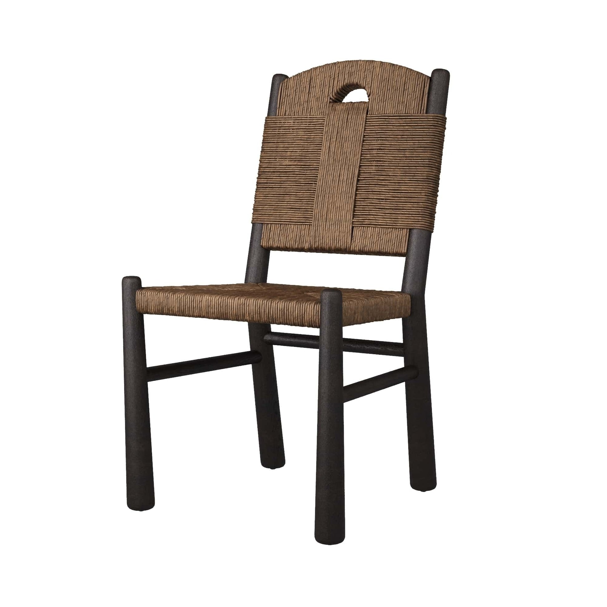 arteriors solange dining chair angle