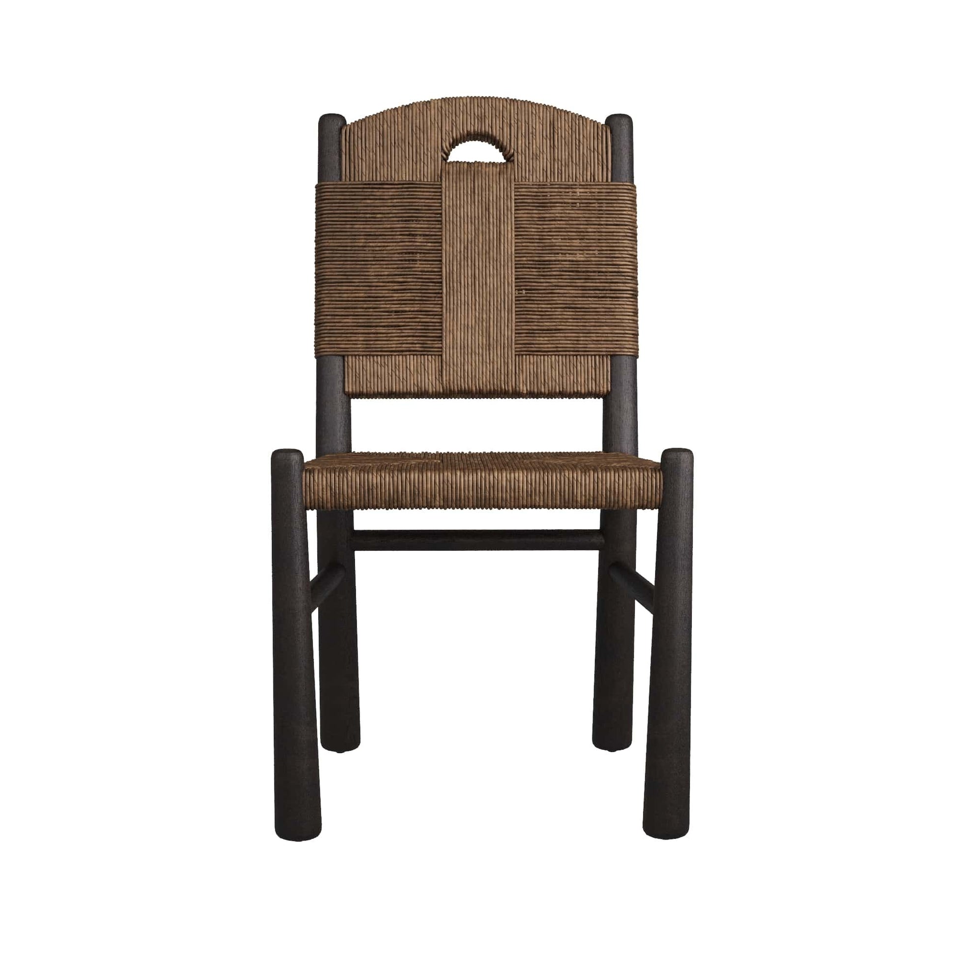 arteriors solange dining chair front