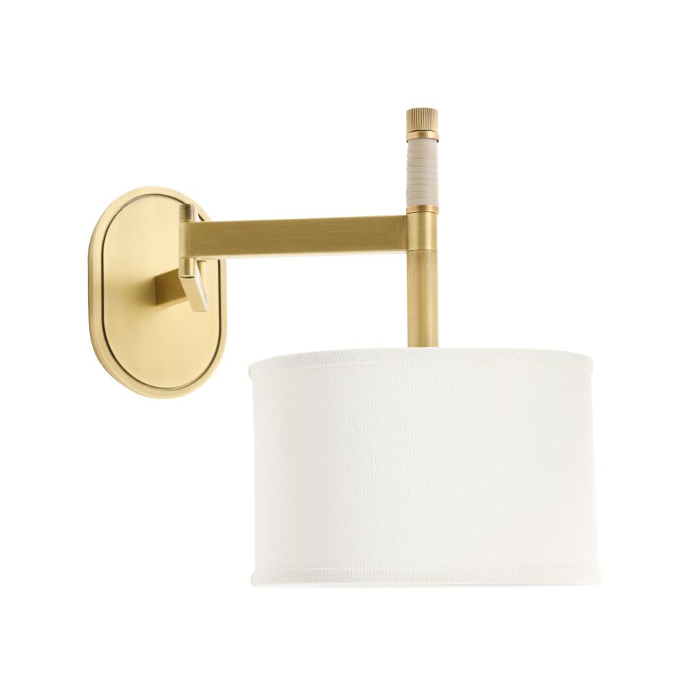 arteriors stitch sconce corner