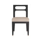 arteriors thaden dining chair front